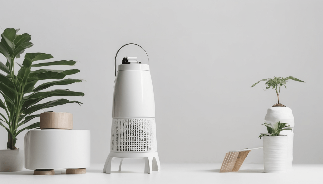 Biogents Mosquito Trap Maintenance and Cleaning Tips - technician servicing trap in Dubai garden