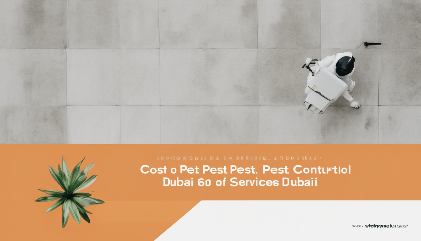 Cost of Pest Control Services in Dubai Explained - professional technician treating Dubai apartment