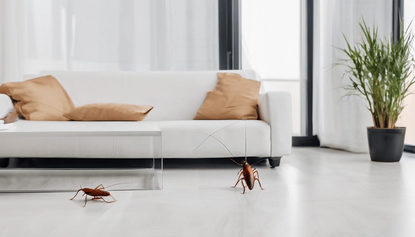 German Cockroach Control in Dubai Apartments - professional inspection and treatment process