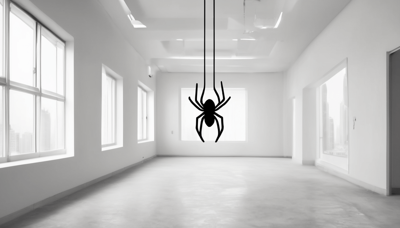 Safe Spider Removal for Dubai Commercial Properties - professional technician inspecting commercial building exterior